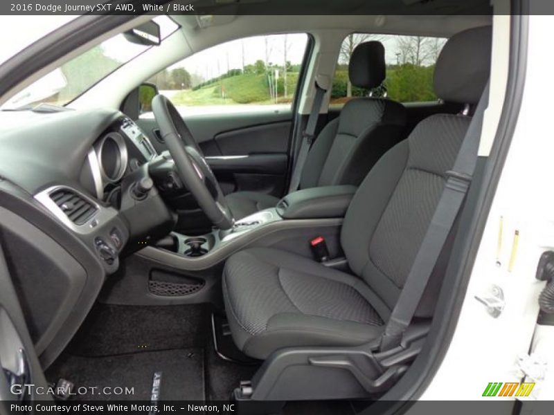 White / Black 2016 Dodge Journey SXT AWD