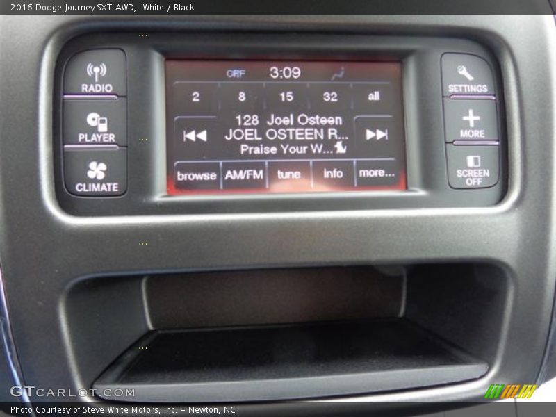 White / Black 2016 Dodge Journey SXT AWD
