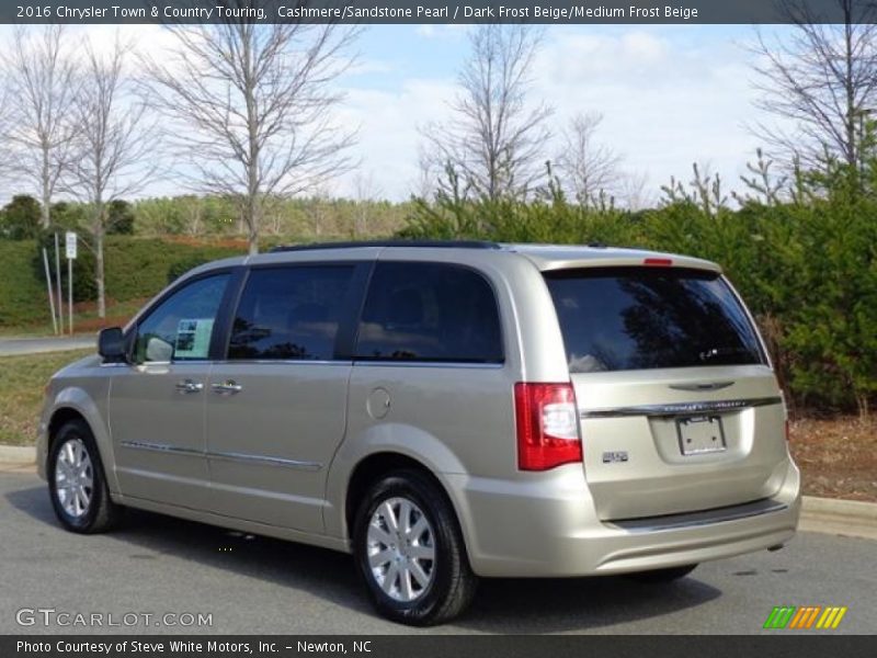 Cashmere/Sandstone Pearl / Dark Frost Beige/Medium Frost Beige 2016 Chrysler Town & Country Touring