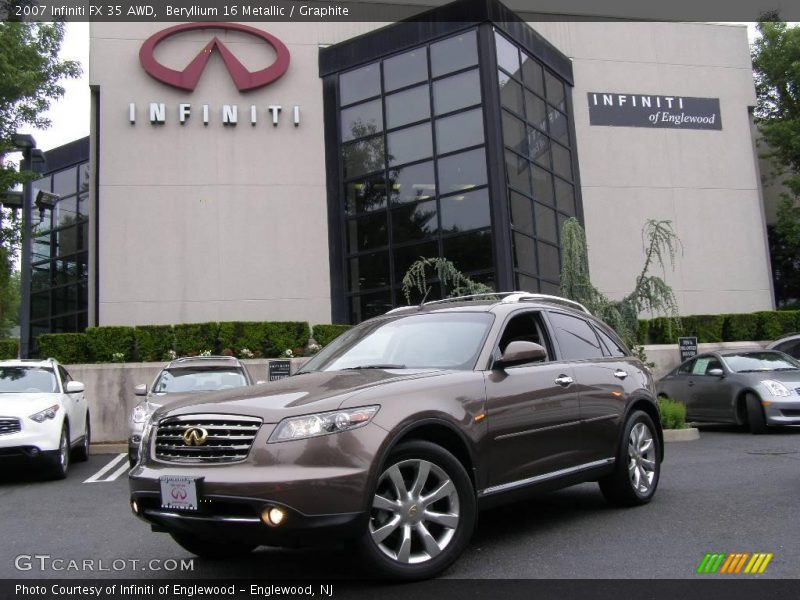 Beryllium 16 Metallic / Graphite 2007 Infiniti FX 35 AWD