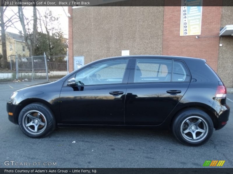 Black / Titan Black 2012 Volkswagen Golf 4 Door