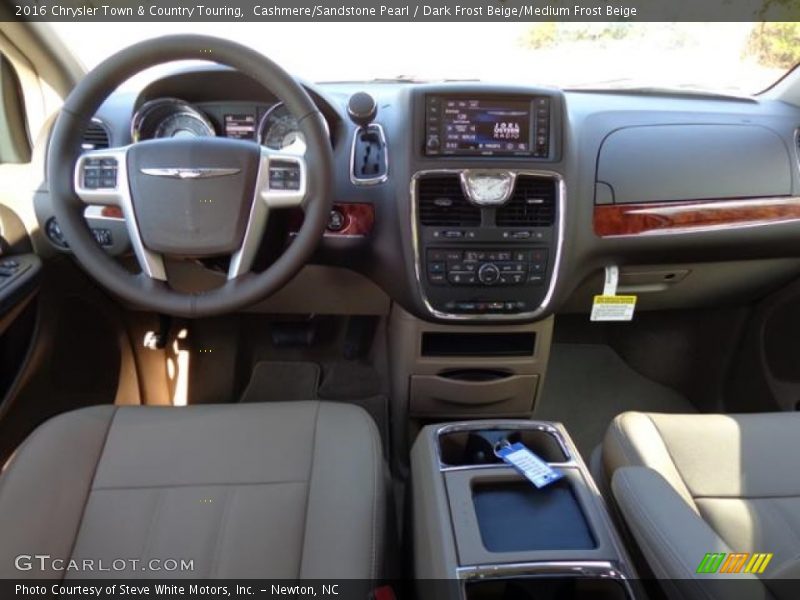 Cashmere/Sandstone Pearl / Dark Frost Beige/Medium Frost Beige 2016 Chrysler Town & Country Touring