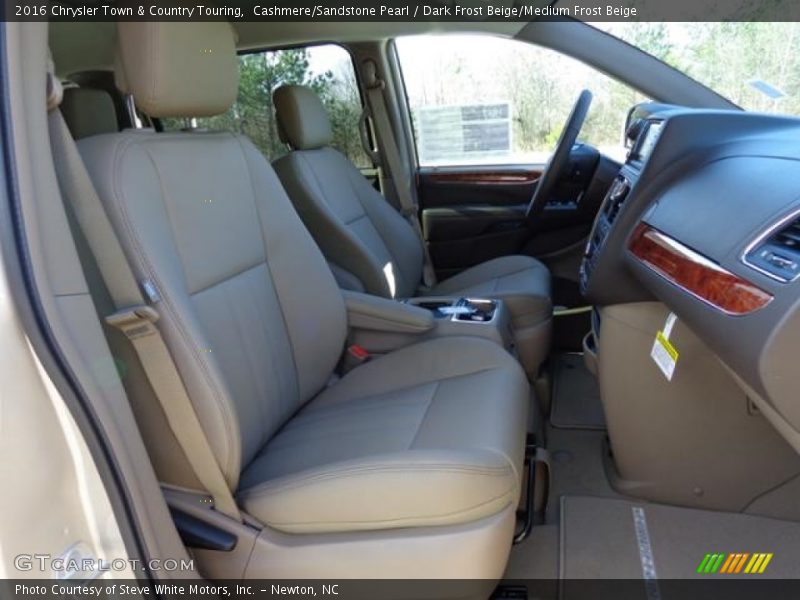 Cashmere/Sandstone Pearl / Dark Frost Beige/Medium Frost Beige 2016 Chrysler Town & Country Touring