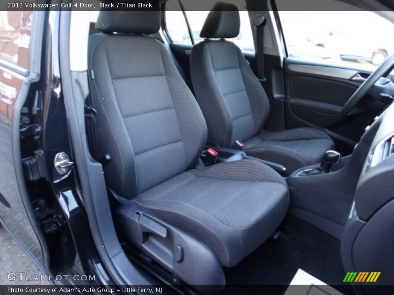 Black / Titan Black 2012 Volkswagen Golf 4 Door