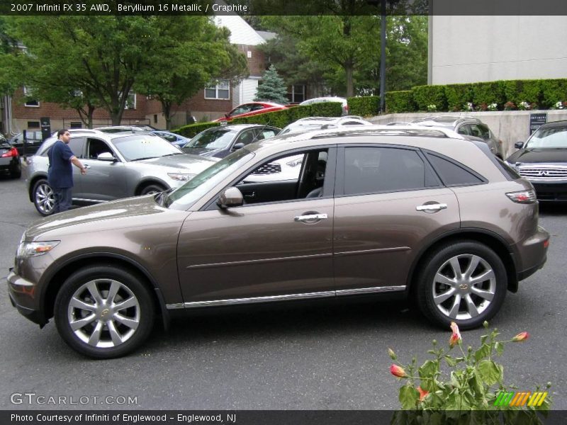 Beryllium 16 Metallic / Graphite 2007 Infiniti FX 35 AWD