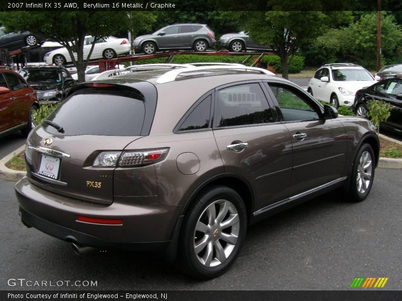 Beryllium 16 Metallic / Graphite 2007 Infiniti FX 35 AWD