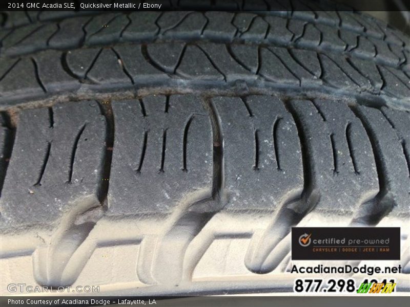 Quicksilver Metallic / Ebony 2014 GMC Acadia SLE