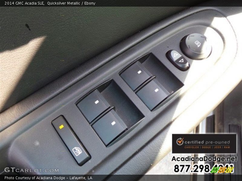 Quicksilver Metallic / Ebony 2014 GMC Acadia SLE