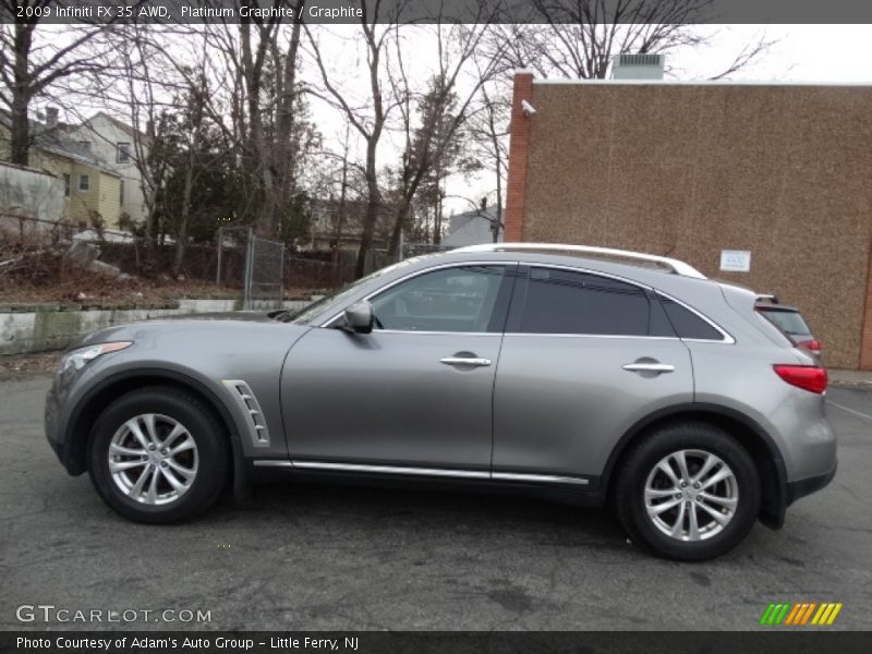 Platinum Graphite / Graphite 2009 Infiniti FX 35 AWD