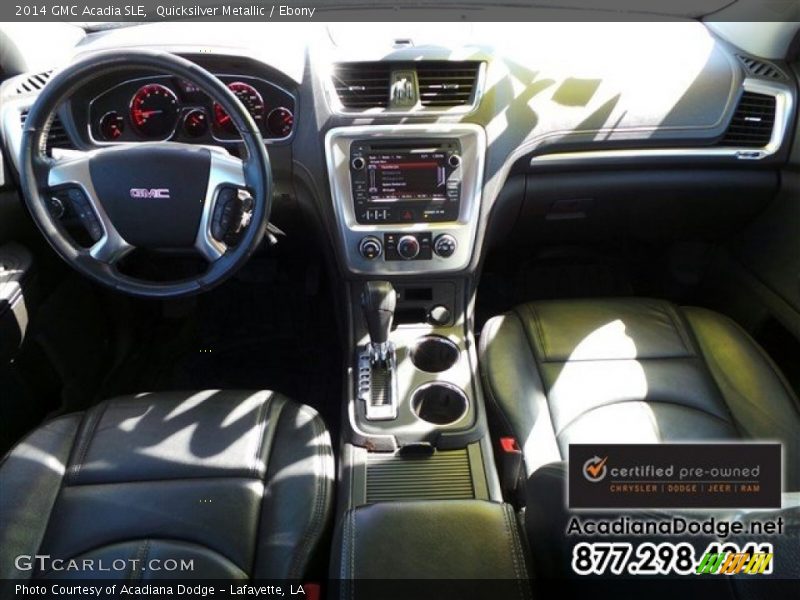 Quicksilver Metallic / Ebony 2014 GMC Acadia SLE