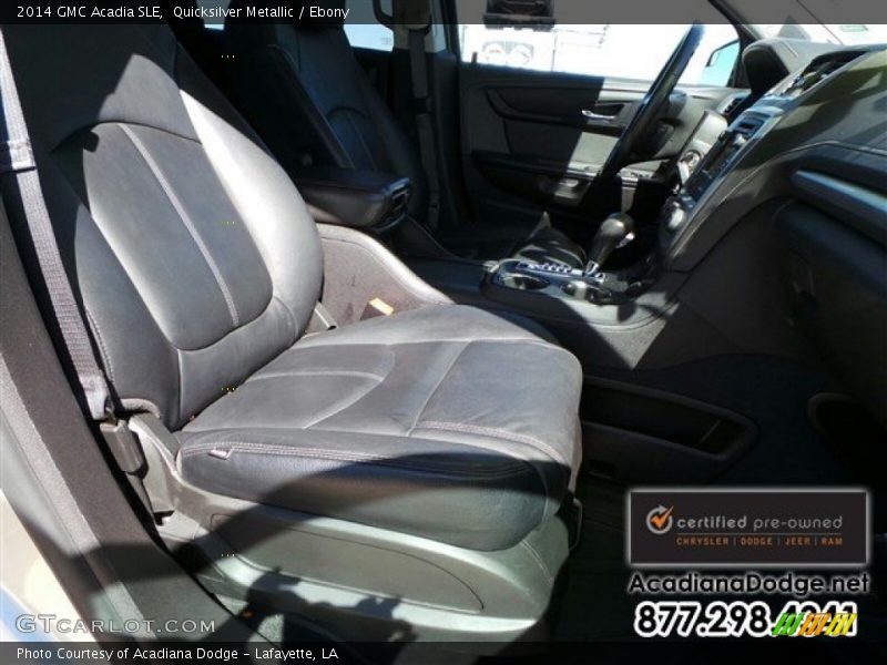 Quicksilver Metallic / Ebony 2014 GMC Acadia SLE