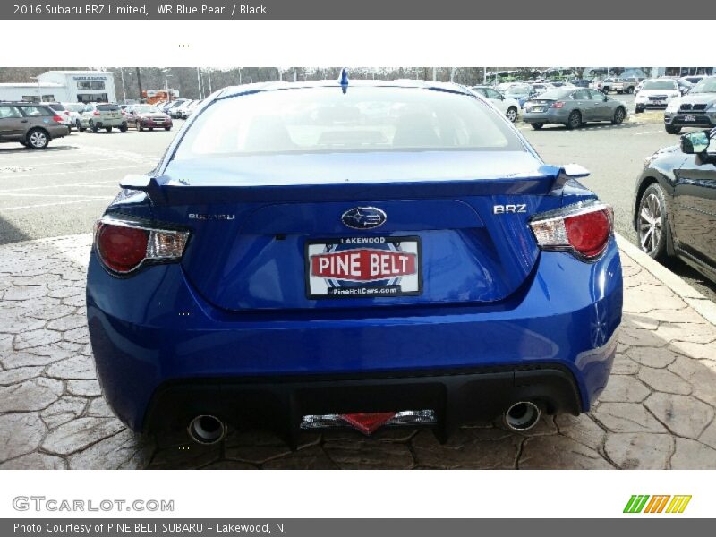 WR Blue Pearl / Black 2016 Subaru BRZ Limited