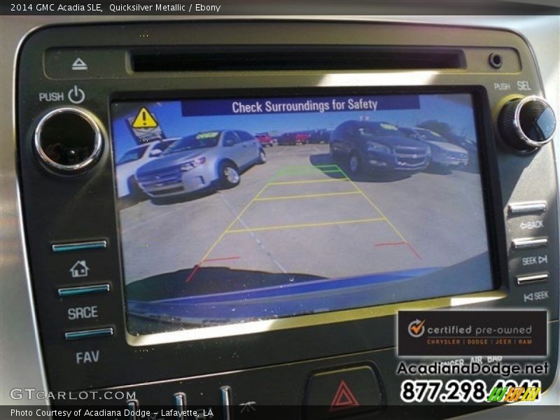 Quicksilver Metallic / Ebony 2014 GMC Acadia SLE