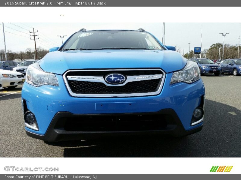 Hyper Blue / Black 2016 Subaru Crosstrek 2.0i Premium