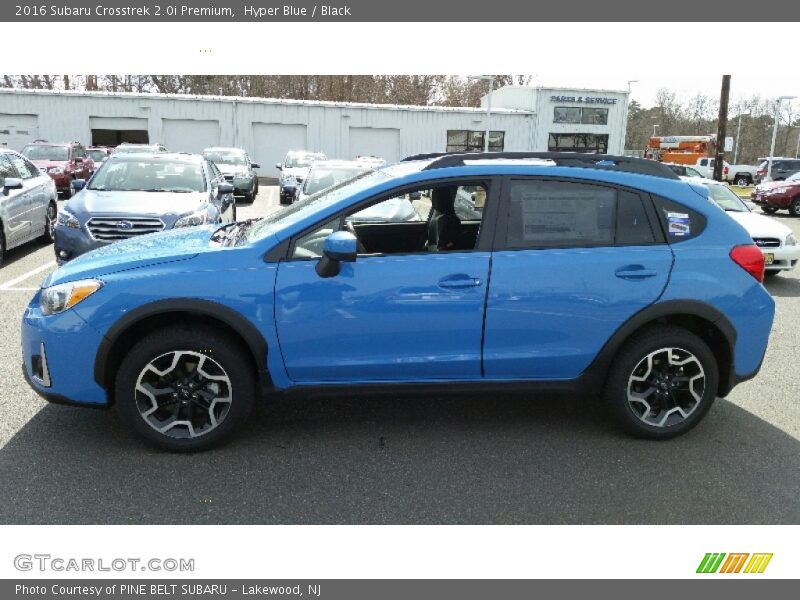 Hyper Blue / Black 2016 Subaru Crosstrek 2.0i Premium
