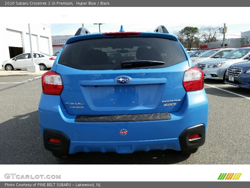 Hyper Blue / Black 2016 Subaru Crosstrek 2.0i Premium