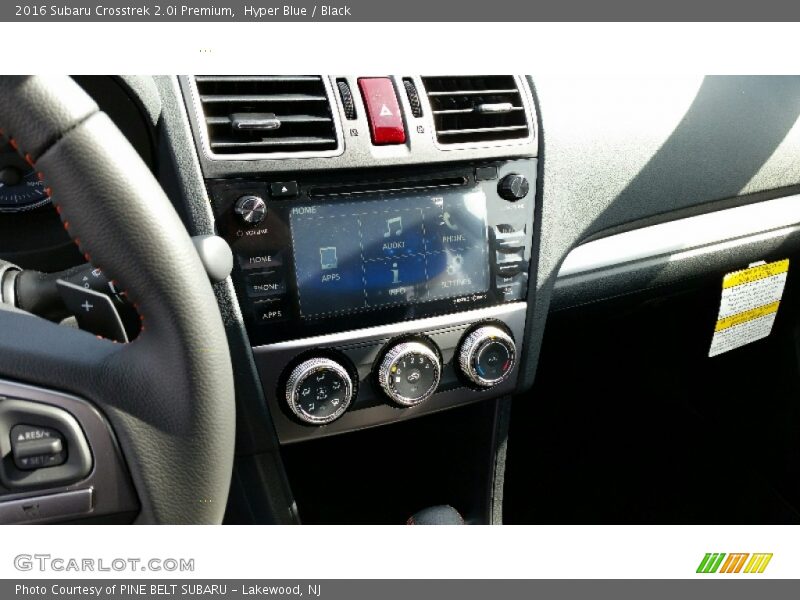 Hyper Blue / Black 2016 Subaru Crosstrek 2.0i Premium