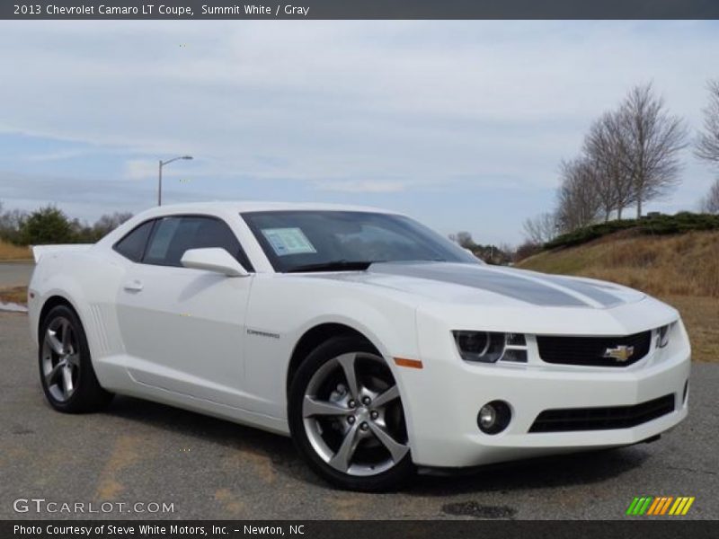 Summit White / Gray 2013 Chevrolet Camaro LT Coupe