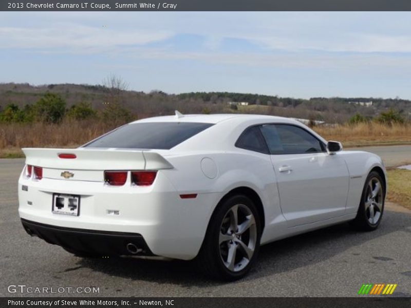 Summit White / Gray 2013 Chevrolet Camaro LT Coupe