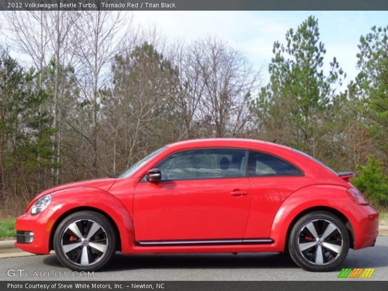 Tornado Red / Titan Black 2012 Volkswagen Beetle Turbo