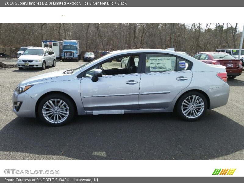 Ice Silver Metallic / Black 2016 Subaru Impreza 2.0i Limited 4-door