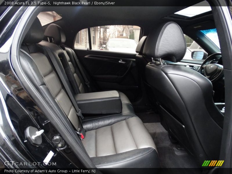 Nighthawk Black Pearl / Ebony/Silver 2008 Acura TL 3.5 Type-S