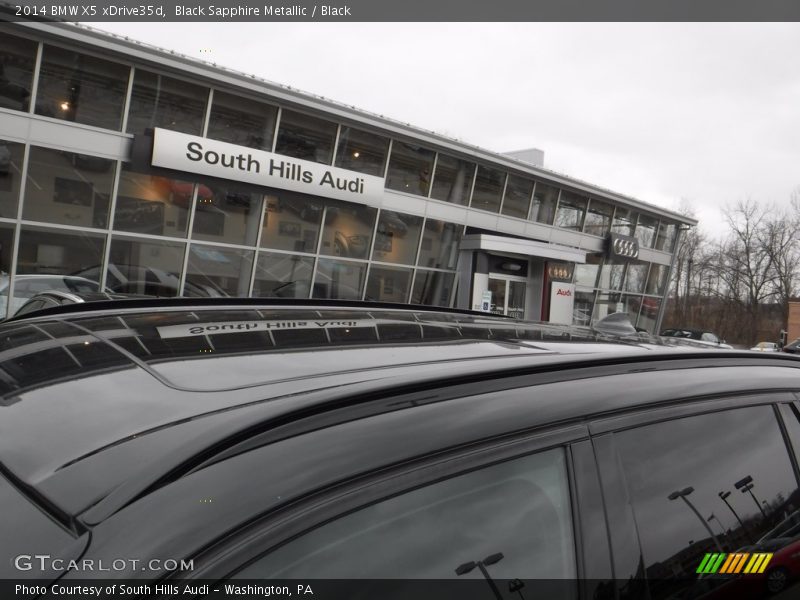 Black Sapphire Metallic / Black 2014 BMW X5 xDrive35d