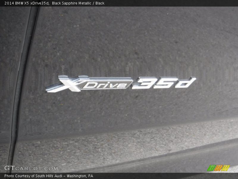 Black Sapphire Metallic / Black 2014 BMW X5 xDrive35d
