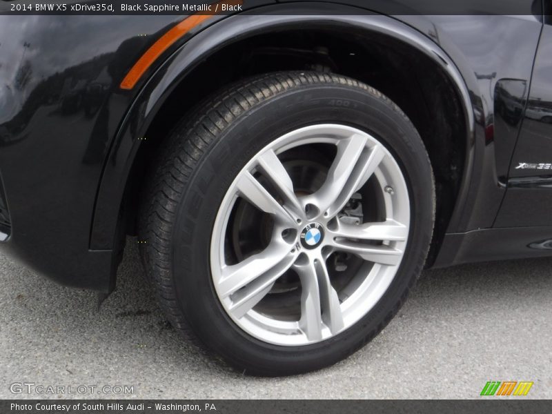 Black Sapphire Metallic / Black 2014 BMW X5 xDrive35d