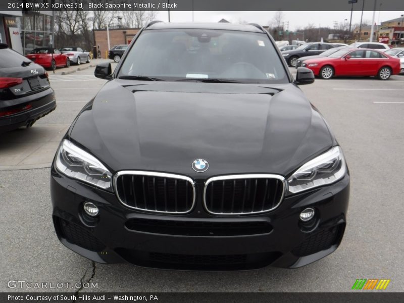 Black Sapphire Metallic / Black 2014 BMW X5 xDrive35d