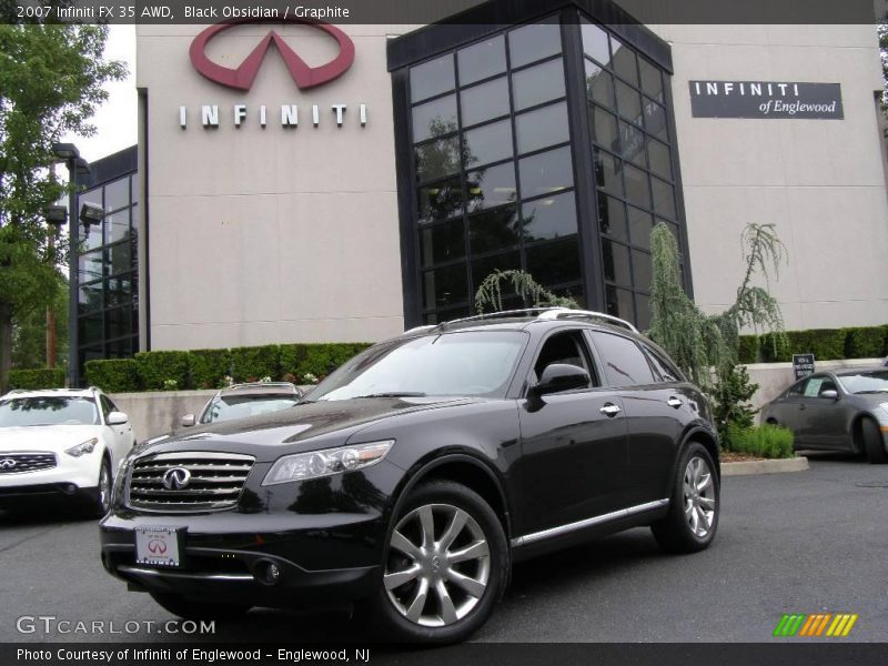 Black Obsidian / Graphite 2007 Infiniti FX 35 AWD