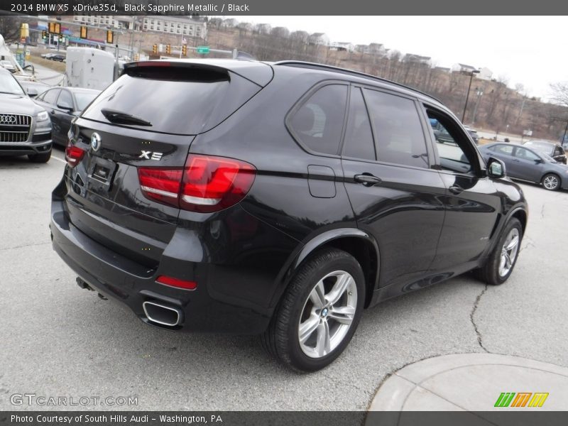 Black Sapphire Metallic / Black 2014 BMW X5 xDrive35d
