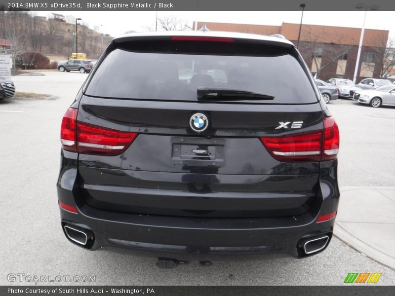 Black Sapphire Metallic / Black 2014 BMW X5 xDrive35d