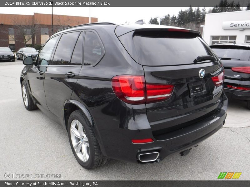 Black Sapphire Metallic / Black 2014 BMW X5 xDrive35d
