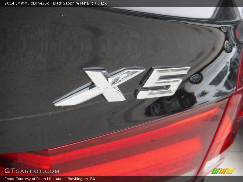 Black Sapphire Metallic / Black 2014 BMW X5 xDrive35d