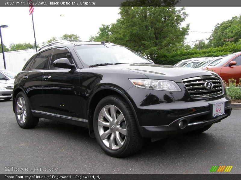 Black Obsidian / Graphite 2007 Infiniti FX 35 AWD
