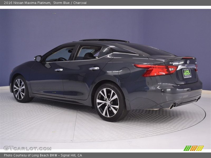Storm Blue / Charcoal 2016 Nissan Maxima Platinum