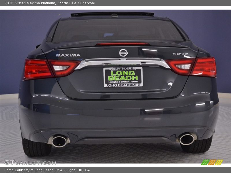 Storm Blue / Charcoal 2016 Nissan Maxima Platinum