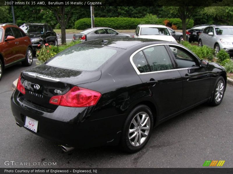 Beryllium 16 Metallic / Graphite 2007 Infiniti FX 35 AWD