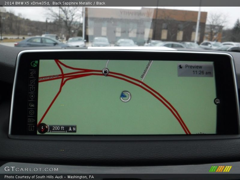 Black Sapphire Metallic / Black 2014 BMW X5 xDrive35d