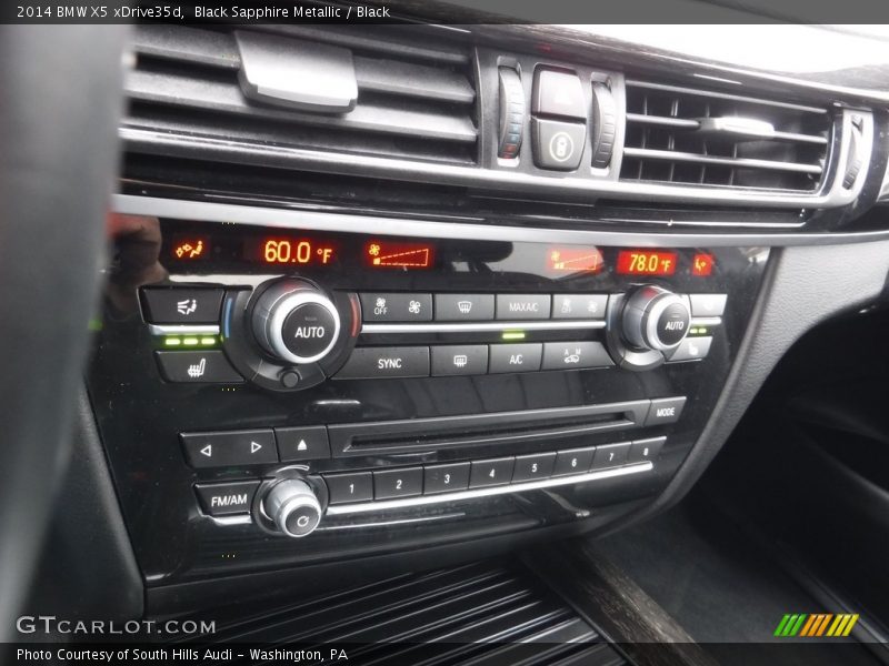 Black Sapphire Metallic / Black 2014 BMW X5 xDrive35d
