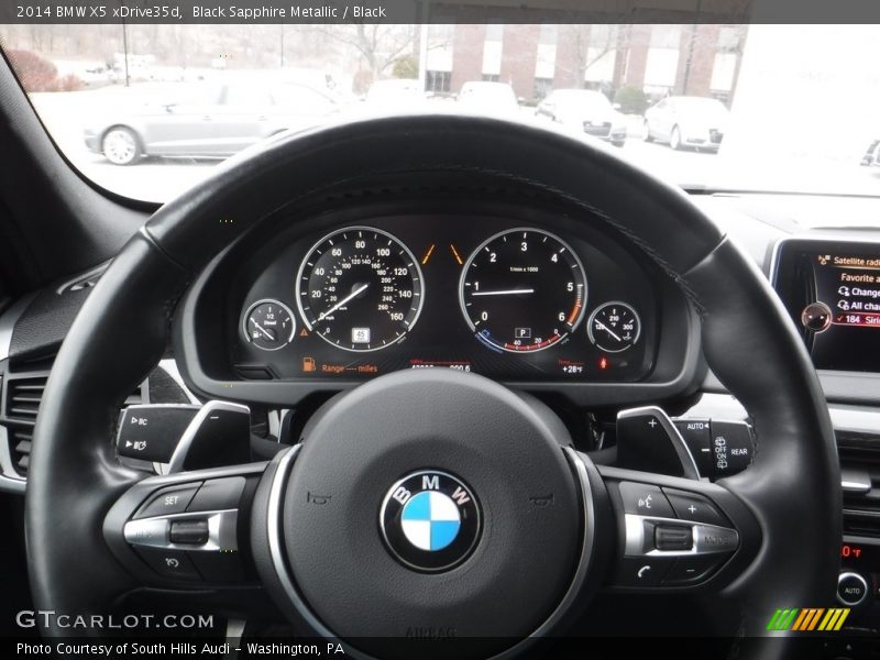 Black Sapphire Metallic / Black 2014 BMW X5 xDrive35d