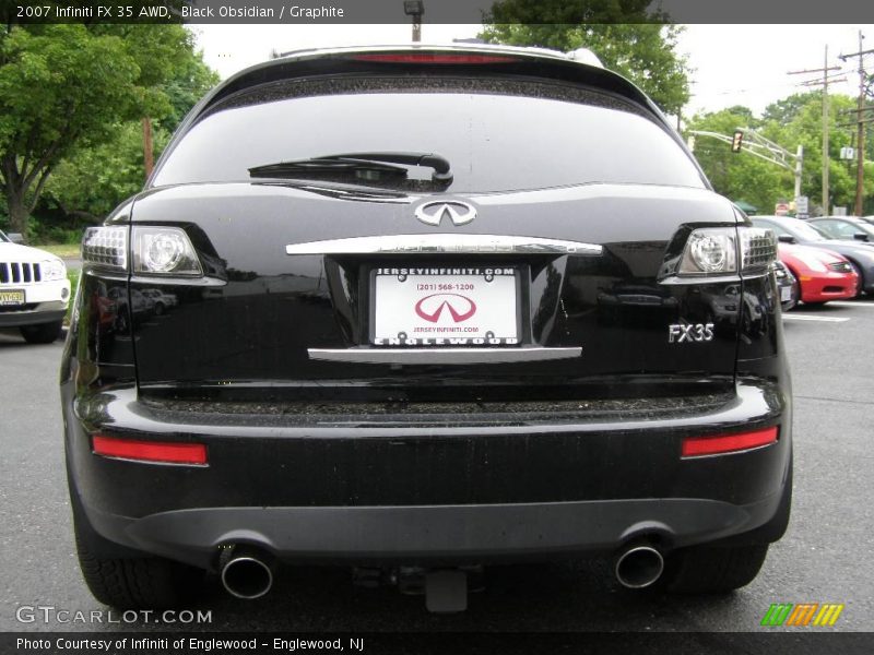Black Obsidian / Graphite 2007 Infiniti FX 35 AWD
