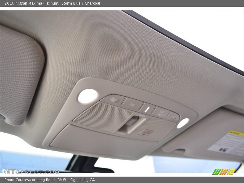 Storm Blue / Charcoal 2016 Nissan Maxima Platinum
