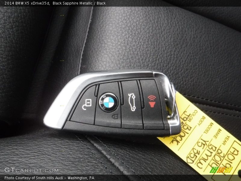 Black Sapphire Metallic / Black 2014 BMW X5 xDrive35d