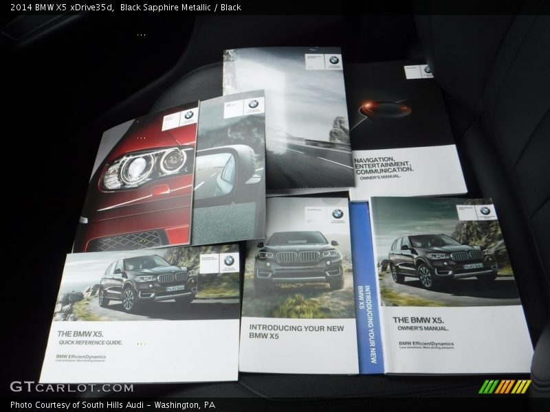 Black Sapphire Metallic / Black 2014 BMW X5 xDrive35d