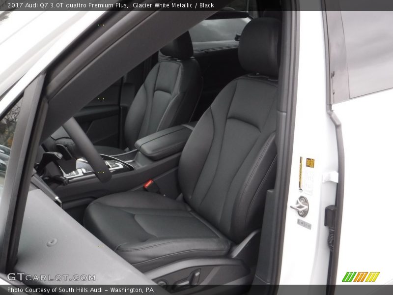 Glacier White Metallic / Black 2017 Audi Q7 3.0T quattro Premium Plus