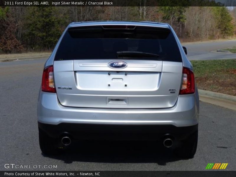 Ingot Silver Metallic / Charcoal Black 2011 Ford Edge SEL AWD