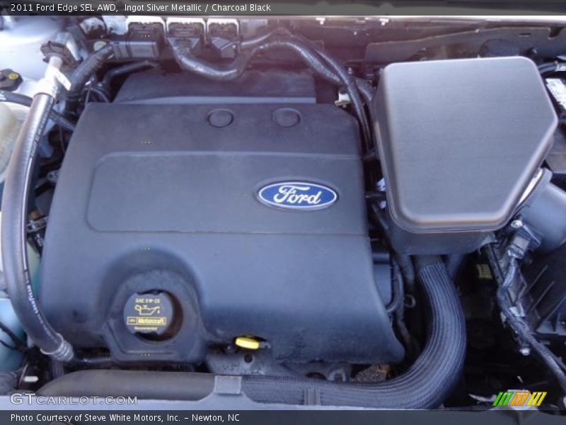 Ingot Silver Metallic / Charcoal Black 2011 Ford Edge SEL AWD