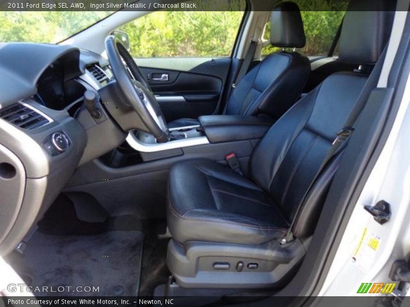 Ingot Silver Metallic / Charcoal Black 2011 Ford Edge SEL AWD